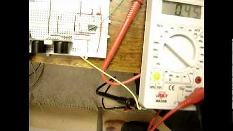 How to test DYP ME007 ultrasonic range finder using multimeter and 555- www.buildcircuit.com