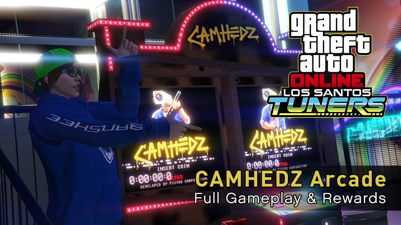 GTA Online CAMHEDZ Arcade (Full Gameplay & Rewards) YouTube