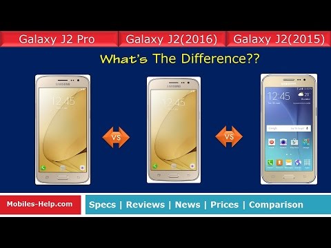 Galaxy J2 Pro Vs Galaxy J2 16 Vs Galaxy J2 Whats The Difference Youtube