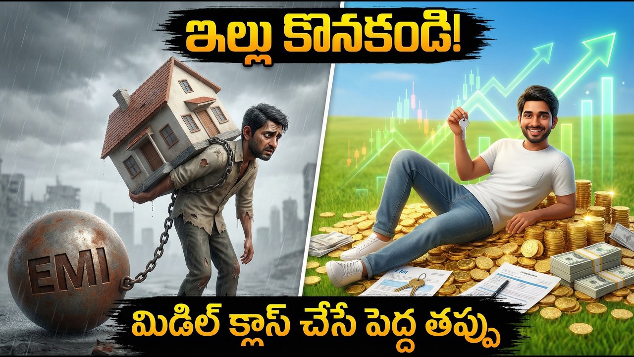 Don't Buy a House! | Wealth Plan for ₹1 Lakh Salary Earners | Explained in Telugu