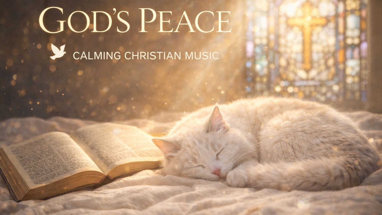 Soaking Piano Worship for Cats 🎹 8 Hours of God’s Presence for Deep Sleep & Peace ☁️ Holy Spirit