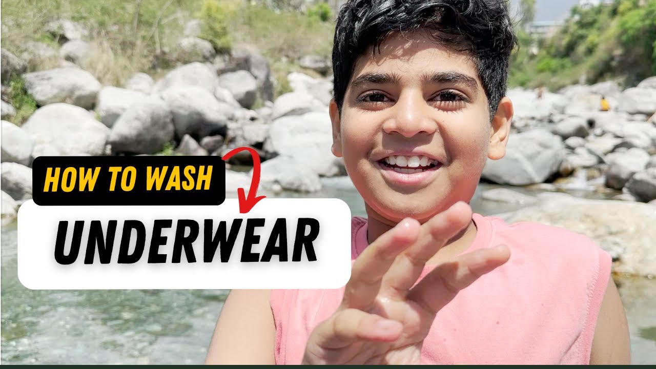 ️ How to wash Underwear in River? कच्छा कैसे धोते है ? 🤣🤣🤣 YouTube
