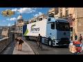 Euro Truck Simulator 2 (1.59) Mercedes Benz Actros MP6 Delivery Sicilia to Malta + DLC's & Mods