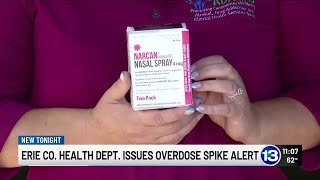 Erie County Health Department issues overdose spike alert