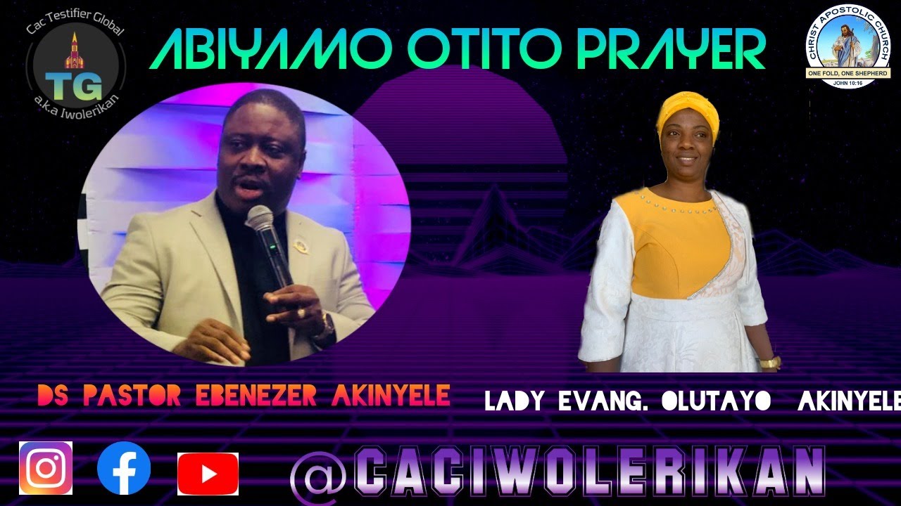 Yoruba PrayerAbiyamo Otito Prayer(August 15, 2020) YouTube