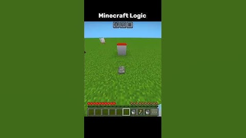 Minecraft Logic Part 5 New Video #minecraft #shorts #youtubeshorts