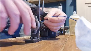 Stripping insulated wire for copper is easy as one, two, three. Get it,  run it,  strip it