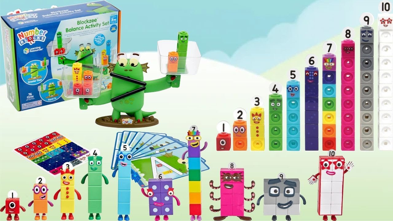 Blockzee Activity Set 05:32 Minutes Compilation Unboxing Numberblocks Friends Activity Set ...