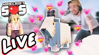 Can I keep him alive for ONE STREAM? | Minecraft SOS LIVE 🔴