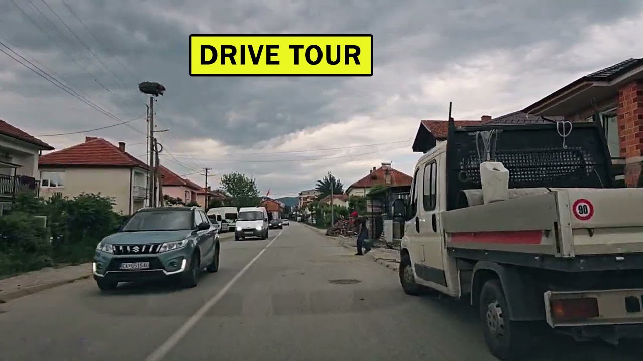 DRIVE TOUR - Street view city RESEN, Macedonia (2024)【POV】Возење низ улиците на Ресен, Македонија 🇲🇰