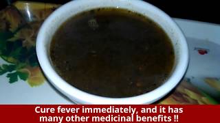 Tulasi Rasam | துளசி Soup | Cure fever immediately and Other medicinal benefits in Tamil