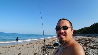 A Day at Juno Beach Surf Fishing