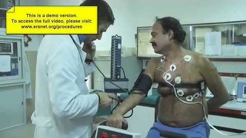 Educational video by ERS on Cardio Pulmonary Exercise Testing (CPET) with COSMED metabolic cart