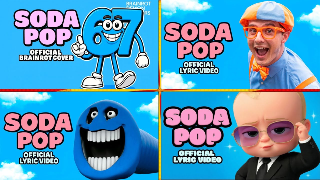 SIX SEVEN 67🆚BLIPPI 🆚HUNGRY SNAKE🆚baby boss SODA POP MEGA BATTLE 🎵 Who Is Best#40