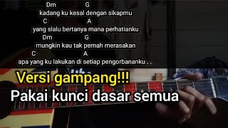 Kunci gitar gampang CUEK - RIZKY FEBIAN || (tutorial gitar)