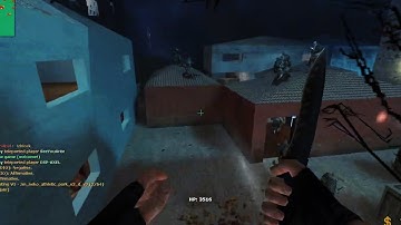 Counter-Strike Source Zombie Mod gameplay on Lil Town map