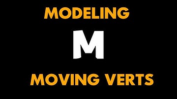 Maya Modeling Tutorial - Moving Vertices