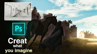 western town |amazing Photo Manipulation   (using perspective)  EP1
