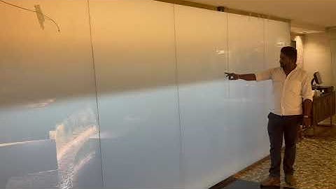 OwayBoard Rear Projection Glass Wall Touch 