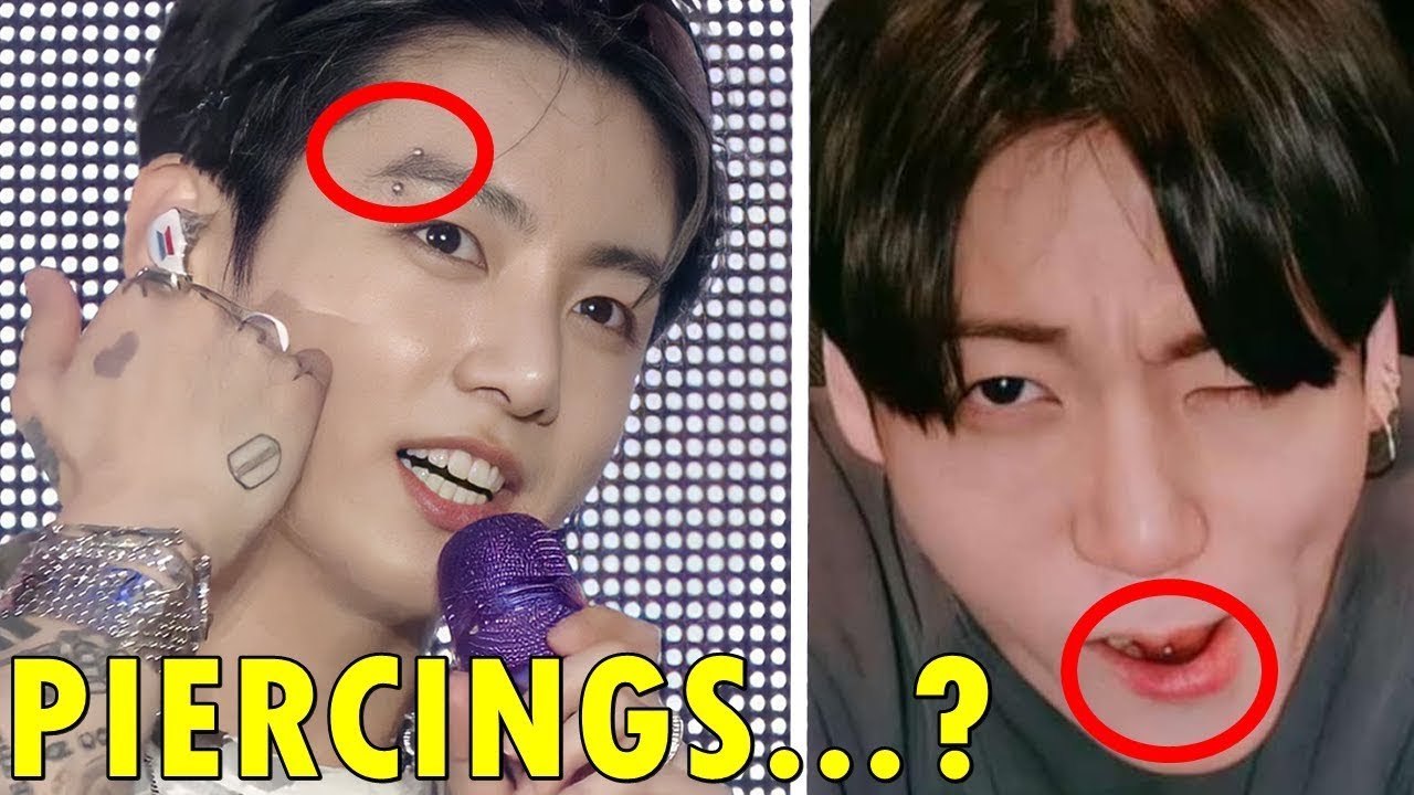 QUANTOS PIERCINGS JUNGKOOK DO BTS TEM? - YouTube