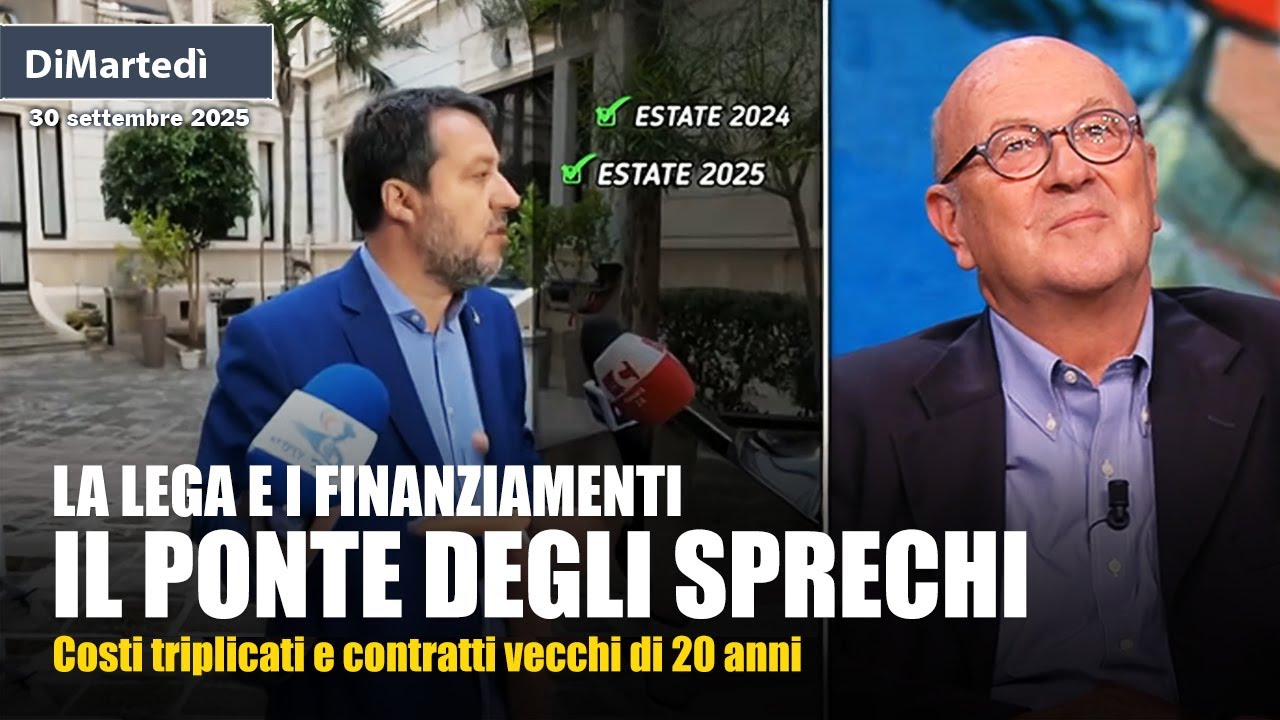 Ponte sullo Stretto: Sergio Rizzo, Fittipaldi e Fornero smontano Matteo Salvini