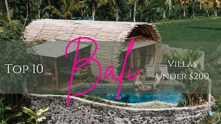 Ubud Bali Villas that you can stay for under $200 a night | Part 1 | IG worthy Stays!