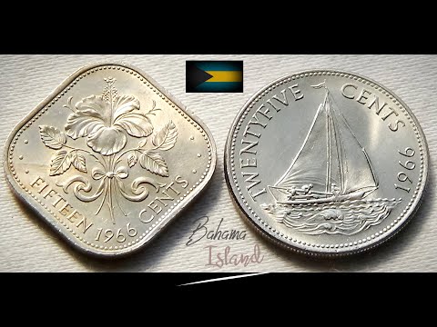 Bahamian Cents Coins From 1966 | BAHAMAS ISLAND - CARIBBEAN COUNTRY
