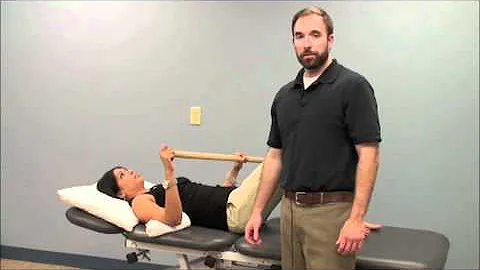 Active Assisted Internal Rotation -- Using a Cane