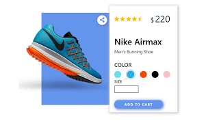 Creative Product Card UI Design | E-commerce Card Using Html5 & CSS3 in   Bangla -Tutorial