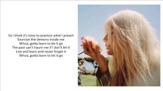 Kesha - Learn To Let Go (Lyrics)