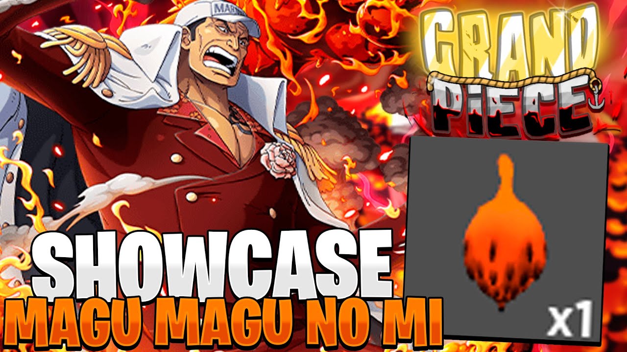 SHOWCASE AKAINU (Magu Magu No Mi) & AOKIJI (Hie Hie No Mi) FRUIT