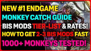 NEW 0.5 UNIQUE MONKEY BIS Mods Tier-List & ENDGAME Tame Guide! | 1000+ Monkeys Tested!