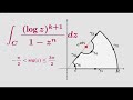 5822 Asymptotic behavior of Log improper integrals, mathematical induction