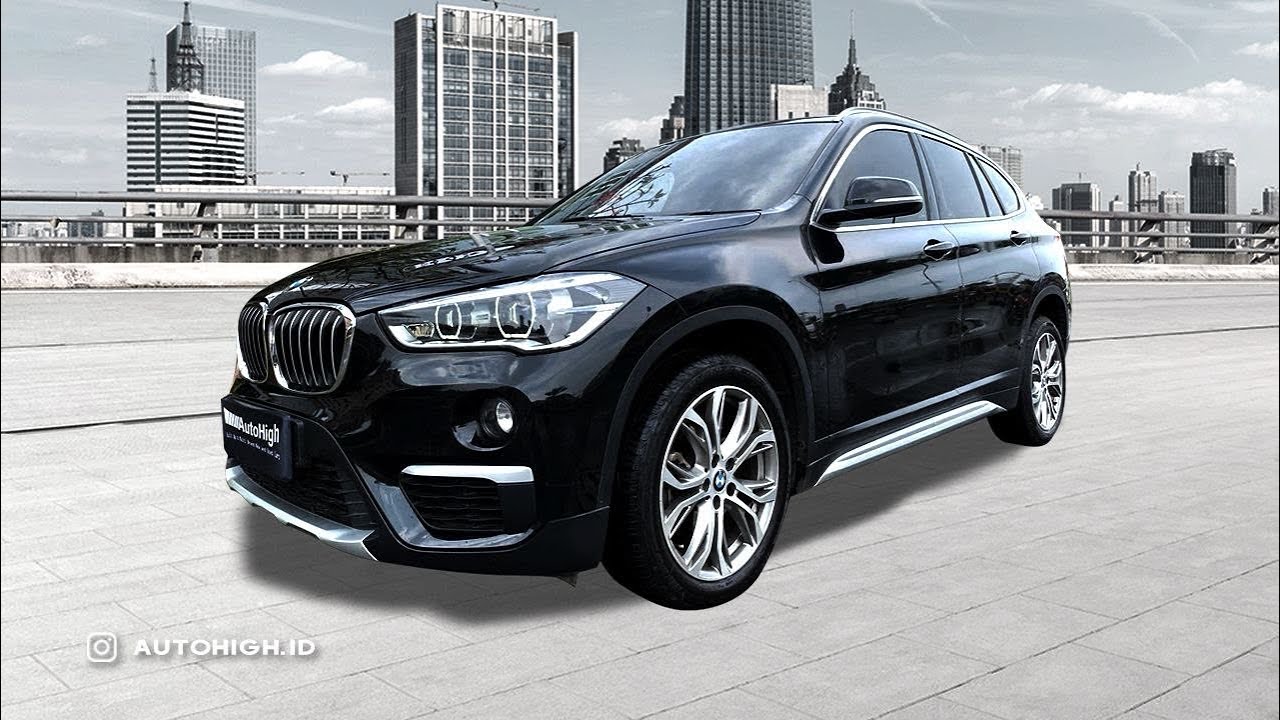 BMW X1 X-LINE 2019 FACELIFT BLACK ON BLACK PANORAMIC - YouTube