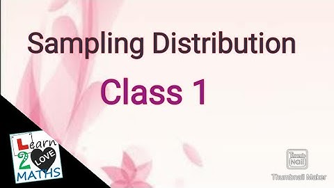 Sampling Distribution : Definitions  and Central Limit Theorem(മലയാളം).