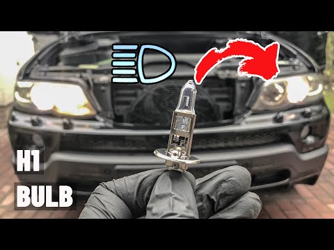 Replacing high beam bulbs BMW X5 E53 CHECK HIGHBEAM LIGHT