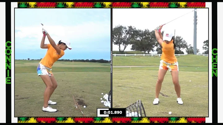 Connie Chen Golf Swing - Strobe, Timer, Freeze, Mi...