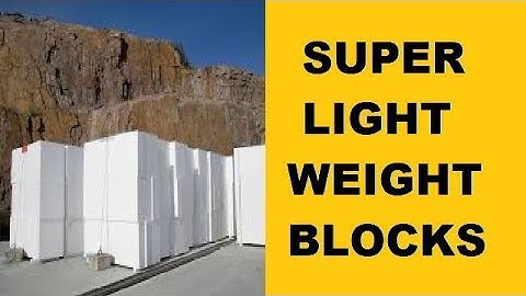 Super Light Weight Blocks - EPS