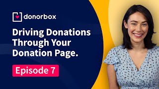 Best Practices Designed to Drive Donations | Episode 7 | Donorbox screenshot 4