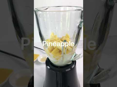 How To Make A Healthy Mango Pineapple Smoothie (Quick, Healthy, Tropical)