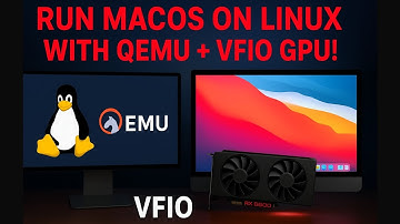 Emulate original iMacPro 2017 in linux with qemu and Radeon RX6600