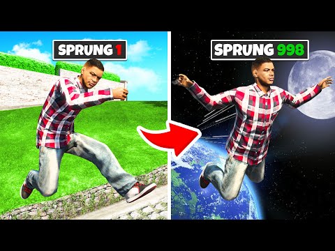 jedes mal wenn ich SPRINGE verdoppelt sich die HÖHE! GTA 5 (MODS)