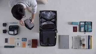 ビジネスキャリー（縦型・4輪・耐水生地・止水ファスナー使用・24リットル・機内持ち込みサイズ）