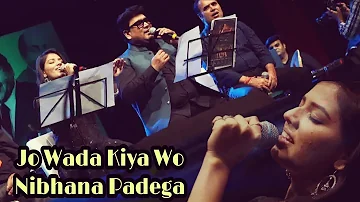 Jo Waada Kiya Wo Nibhana Padega | Gul Saxena & Moh. Salamat | Live | Mohd Rafi & Lata Mangeshkar