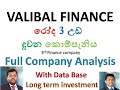 VALIBAL FINANCE PLC (VFIN.N) - Company analysis with data base / Long term (Finance company Any.)