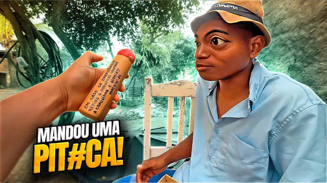 BETO TIZIU RECEBEU UMA BAITA PIT0CA DE MADEIRA DE INSCRITA 🤣 | RECEBIDOS DO BETO TIZIU