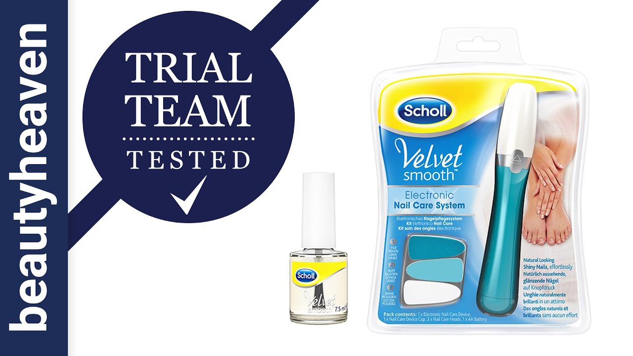 Trial Team Tested: Scholl Velvet Smooth Electronic Nail Care System -  YouTube