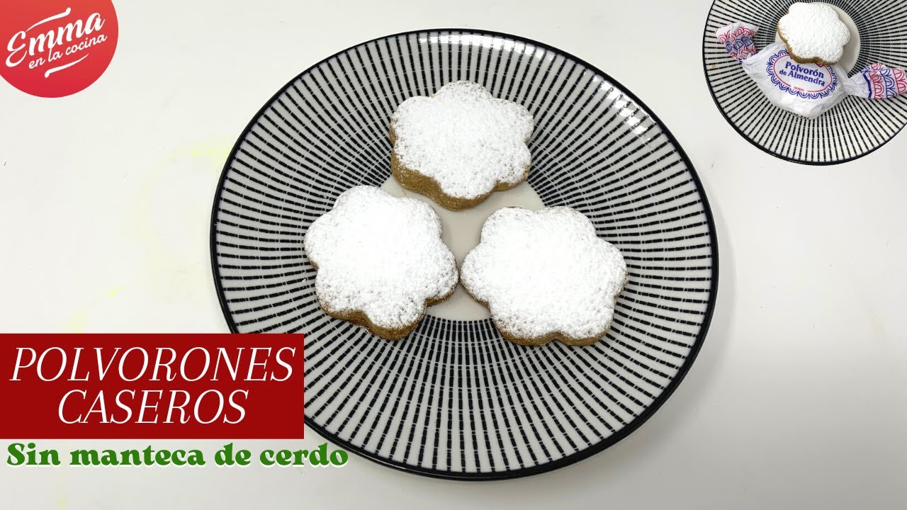 POLVORONES CASEROS hechos con Aceite de oliva | Recetas navideñas