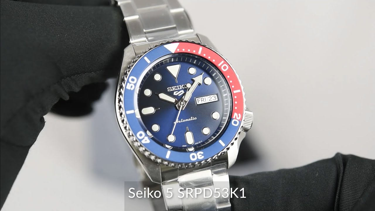 Seiko 5 SRPD53K1 - YouTube
