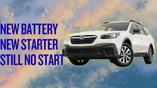 Athlete Statistics 2018 Outback -- New Starter -- New Battery -- Still will not start